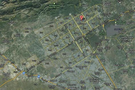 map of islamabad city|Explore Islamabad in Google Earth..
